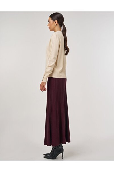 Kayra Basic Viskon Triko Kazak Taş