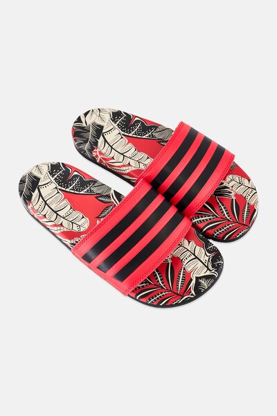 adidas Women Adilette Slip On Slides, Multicolor
