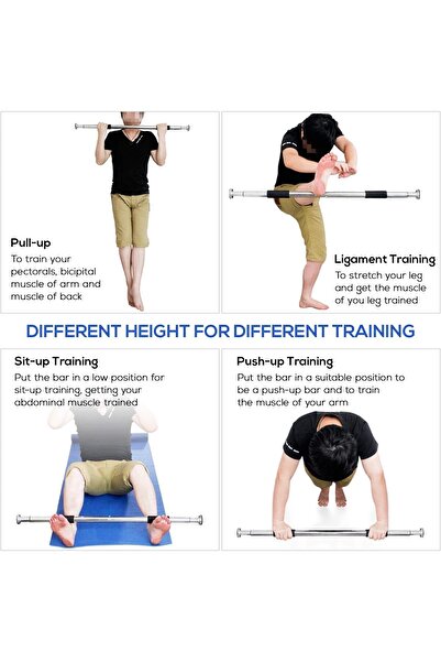 erorex Adjustable Doorway Pull Up Bar (220lb)