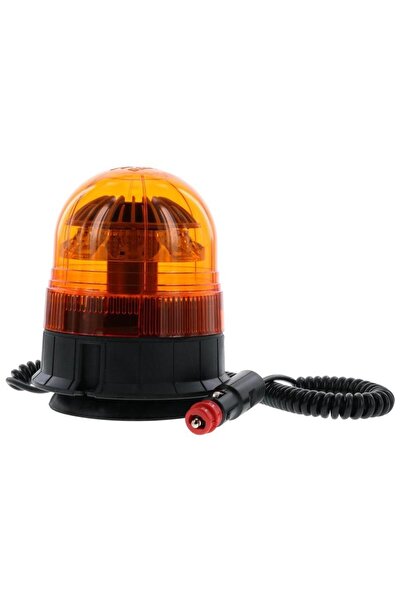 VİGNAL LED beacon Vega D14509VIG, 10-30V, 9W, with magnetic mounting, spiral cable, cigarette lighter plug