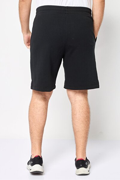 Replay Men Regular Fit Brand Logo Basic Shorts, Black