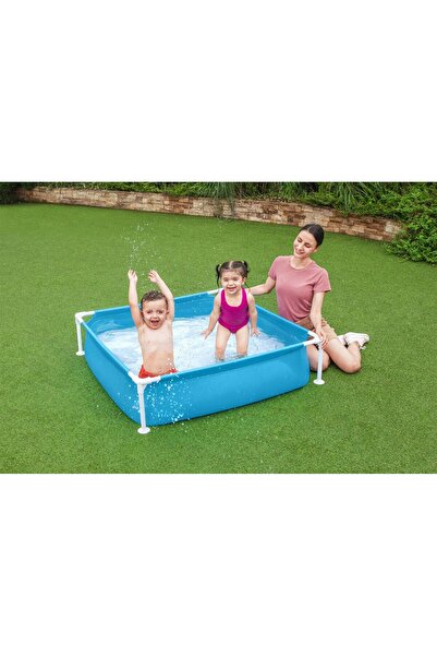 erorex Rectangular Baby Pool Above Ground Pool Small Pool For Kids And Toddlers 122X122X30Cm 26 56217 Green