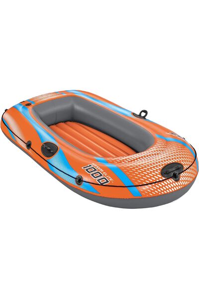 erorex Inflatable Boat Kondor Elite One Man Raft Heavy Duty Handles Interlocking Valves Hand Pump Multiple
