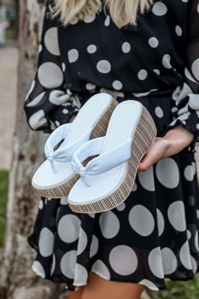 Madam Tarz Napoli Wedge Sole Flip Flops