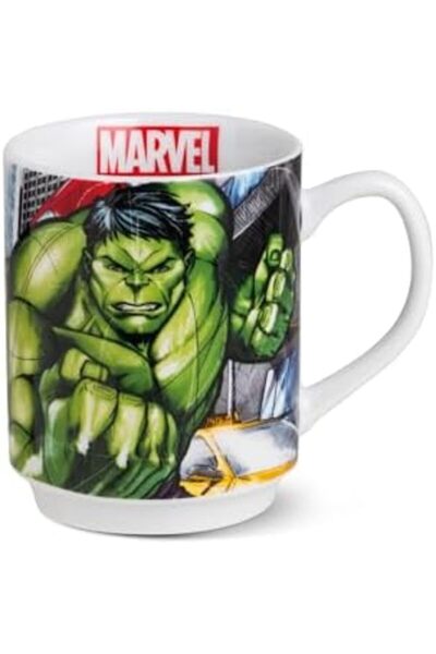 EGAN Marvel Hulk Stacking Cup, 350 ml – Porcelain Coffee & Tea Mug