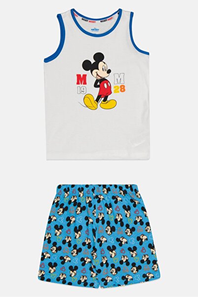 Disney Kids Boy 2 Pieces Mickey And Friends T-Shirt With Bottom Pajama Set, Multicolor