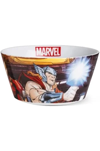 EGAN Marvel Avengers Porcelain Bowl 490ml – Official Superhero Cereal Bowl for Marvel