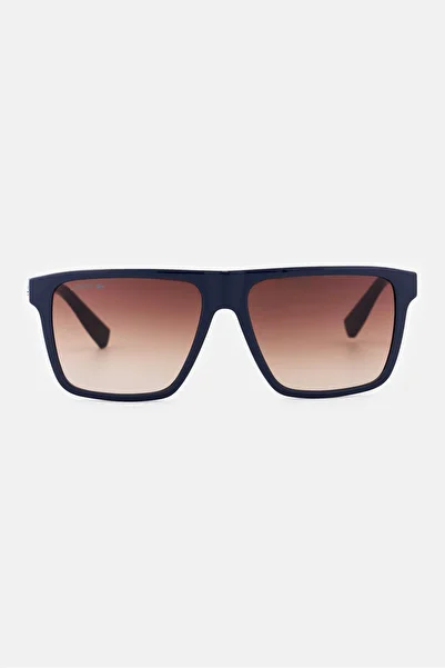 Lacoste Men L6027S Square Sunglasses, Navy Blue