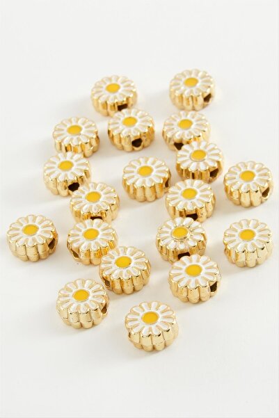 teknodayım Daisy Enamel Bracelet and Pendant Apparatus 1 Piece