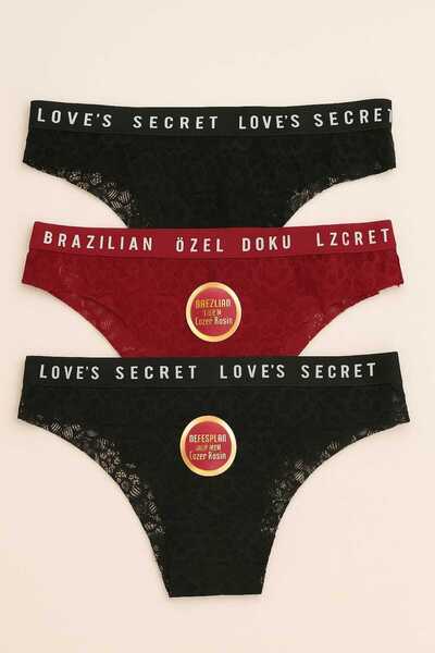 Papatya 4935 Asorti 3 Panties