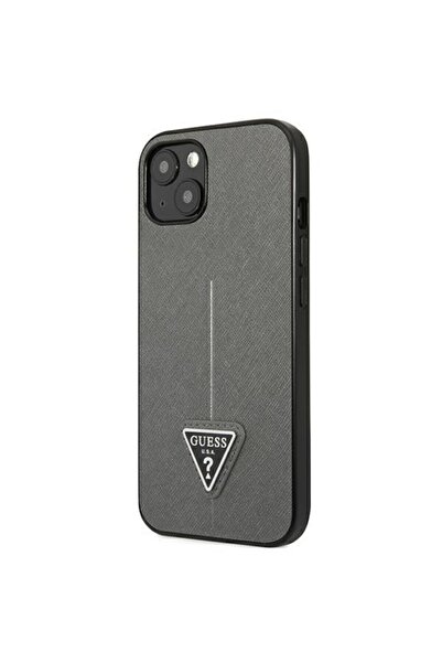 Guess Husă de protecție pentru telefon, Guess, silicon, compatibilă cu iPhone 14, gri