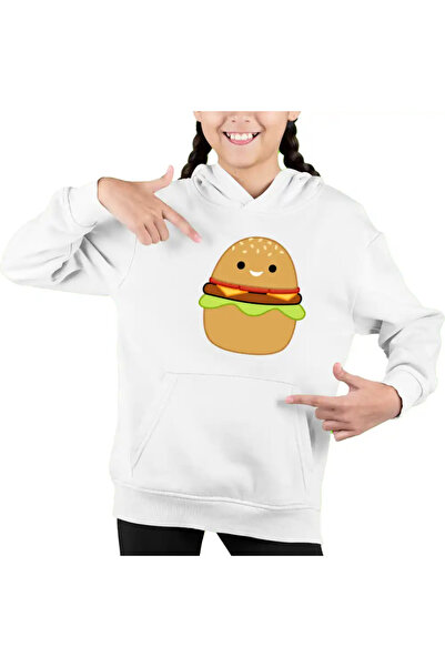 OEM Hanorac Copii Fete Squishmallows Hamburger