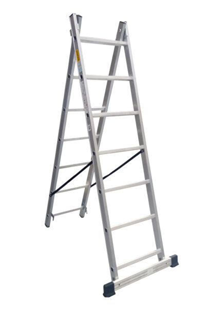STRATEGIC Scara din aluminiu 2 tronsoane 2x6 trepte, fabricata in UE