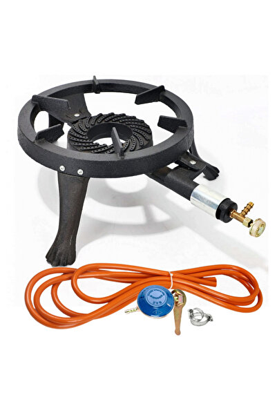 Tania Pirostrie 3 picioare din fonta, 3 kW + Kit reglabil gpl RH-10 + Tub fle...