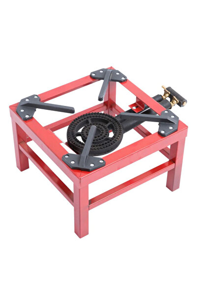 Tania Pirostrie patrata din metal R02, 4 picioare, 2 robineti