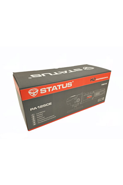 Status PA 125CE sander, 750 W, 2500 Rpm, Ø125 mm