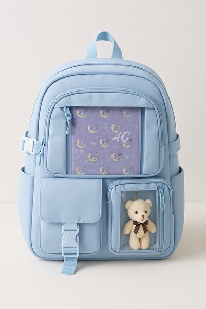 Lider İlkokul Çantası Ayıcıklı Mavi