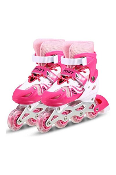 Generic 1-Pair Adjustable Outdoor Children Roller Skate