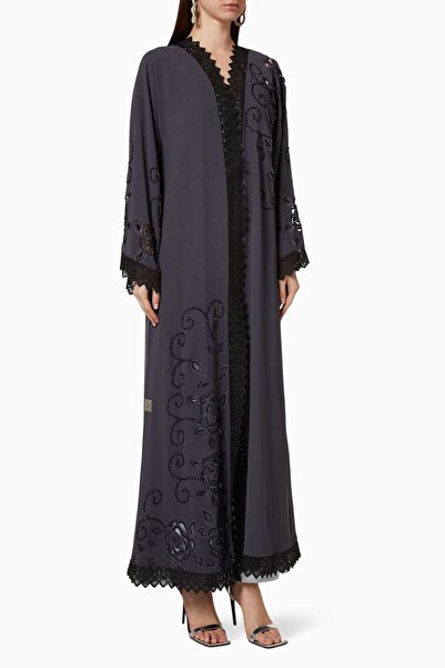 Noora Ahli Şık Dantel Detaylı Abiye Elbise Resmi Davetler İçin Ideal Seçim