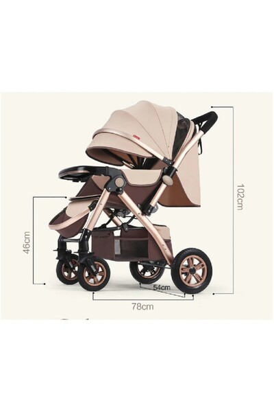 Mixbo Carucior Copii Multifunctional 2 in 1 Reglabil Mixbo, Cadru din Aluminiu si Suspensii, Blue 9912