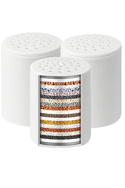 Elindor Cartuș de filtru de duș de schimb ®, 34 de etape de filtrare, cărbune...