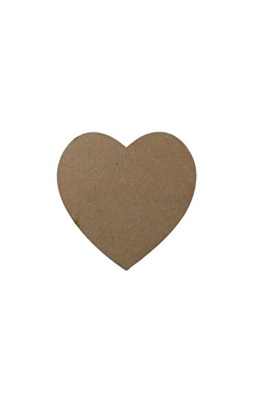 OEM MDF board, heart, 9cm x 9cm