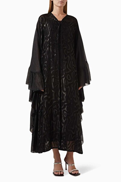 Ammaniyas Elegant and Graceful Design with Chiffon Ruffle Evening Dress Optio...