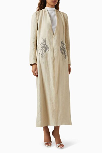 Amber Feroz Provide comfort and style on hot days with a chic embroidered lin...