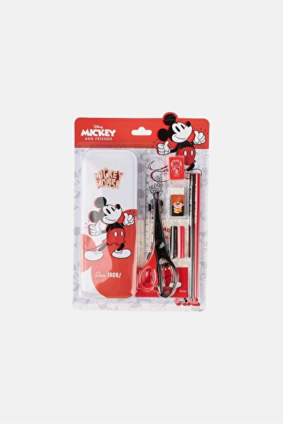 Disney 10 Piece Mickey Mouse Stationery Set, Red