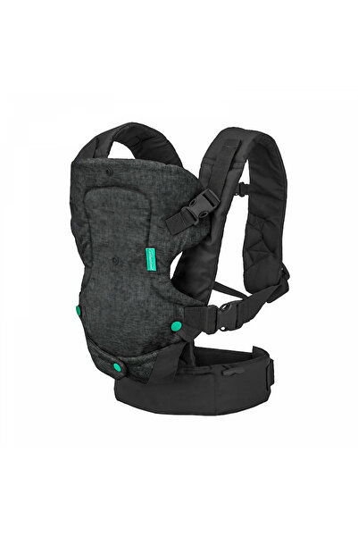 Flippy Marsupiu Ergonomic Flippy, 4 in 1, Multifunctional, 4 Pozitii, 6-36 Luni, 3.5kg - 15 kg, Negru