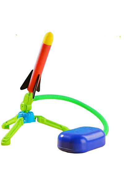 Flippy Jucarie pentru copii, lansator rachete cu piciorul, un lansator, 3 rachete, fara lumina, model 2