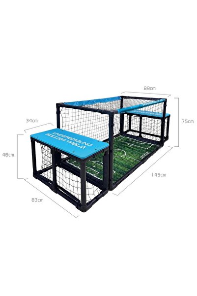 Hostfull Underground Soccer Table, Portable Mini Soccer Game for Kids & Adults, Indoor & Outdoor Fun