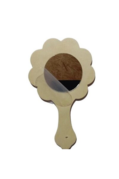 OEM Wooden Mirror Flower, 20cm x 12cm