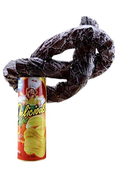 Generic The Potato Chip Snake Can Jump Spring Snake Toy 22 x 7.5 centimeter