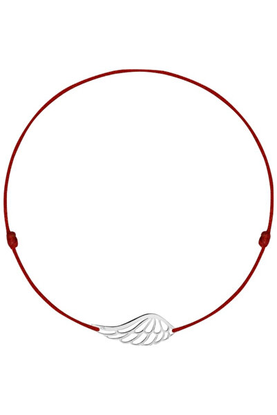 Flippy Bratara Snur Reglabil, Argint 925, Aripa, Jolie Silver, 0.7 g, 2 cm x ...