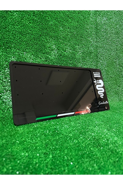 PP Alfa Romeo Giulietta ÖN TAMPON ÇIKINTISINI KAPATAN KARE PLAKAYA UYUMLU 1 A...