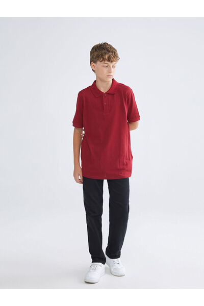 LC Waikiki Sparkling Selections from Shining Store |   Polo Neck Boy's T-Shirt