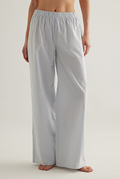 Hays Kadın Çizgili Dokuma Uzun Pijama Altı