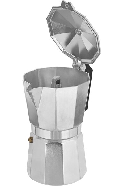 Alsaif Gallery Al Saif Gallery Aluminum Espresso Coffee Maker, 6 Cups, 600 Ml - Silver