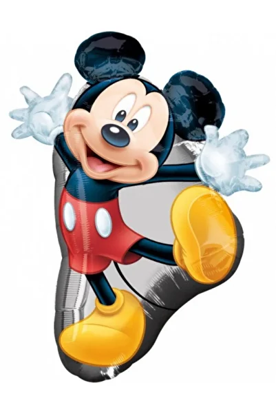 Mickey Mouse Birthday balloon, Multicolor, 78 cm, Mickey Mouse