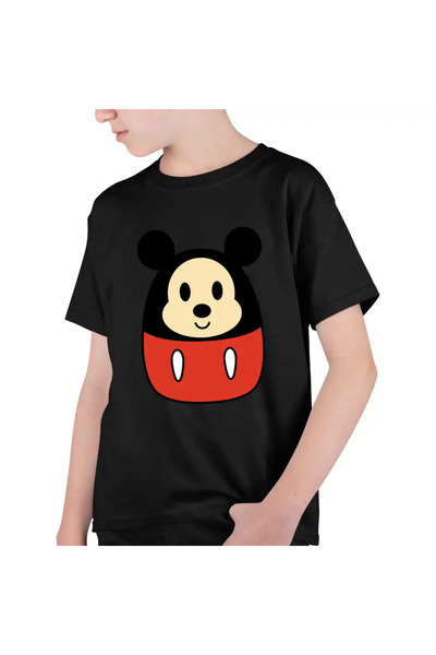 OEM Παιδικό μπλουζάκι Squishmallows με τον Μίκυ Μάους για αγόρια