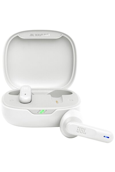 JBL Căști intraauriculare Wave Flex, True Wireless, Bluetooth, bas profund, albe
