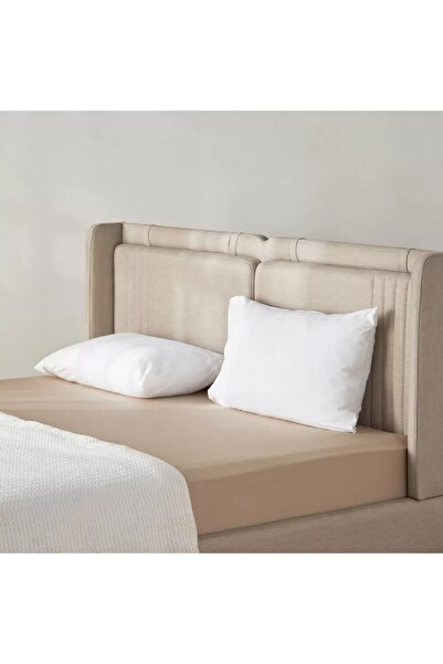 Home Centre Aspen Cotton Bamboo Sateen 300 Thread Count Super King Fitted Sheet