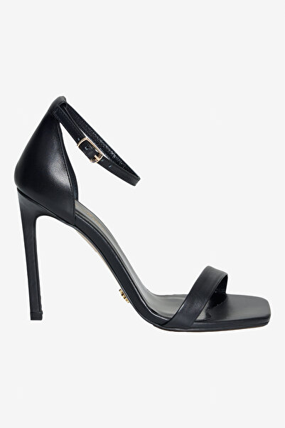 BROOKS BROTHERS Kadın Siyah %100 Deri Klasik Topuklu Ayakkabı