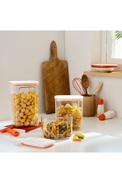 locknlock Easy Grip Canister Square 1.7 L – One-Touch Lid