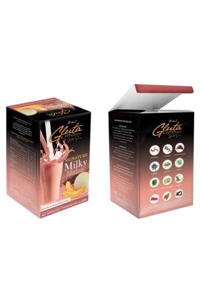 Gluta Lipo Glutalipo 12 in 1 Gluta Lipo Gold Series Signature Milky Melon – 10 Sachets