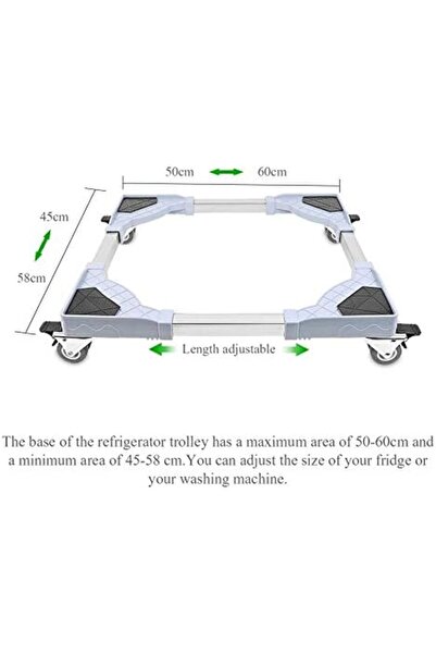 Generic Adjustable Mobile Washer Base with Wheels