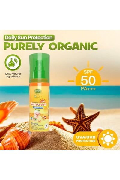 ENFANT EF SPF 50 Baby Sunscreen Lotion 70ML Mineral UVA, UVA & UVB Rays SPF50 PA++++ Face & Body