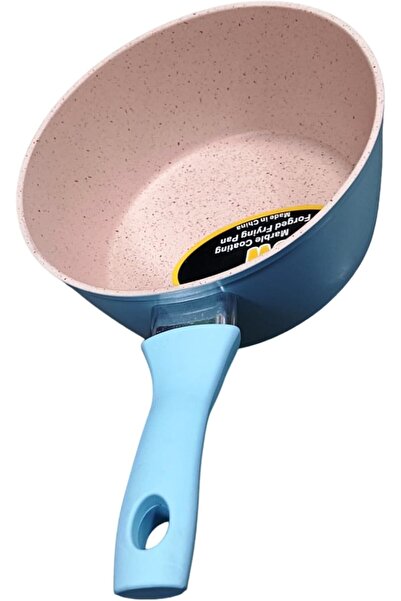 SAQOWARE Granite Non-Stick Milk Pan – 16 cm/1.5 Litre Saucepan – Pouring Spout with Ergonomic Ha