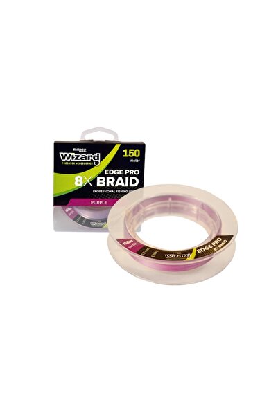 wizard Edge Pro 8X Braid Violet Fishing Line, 150m